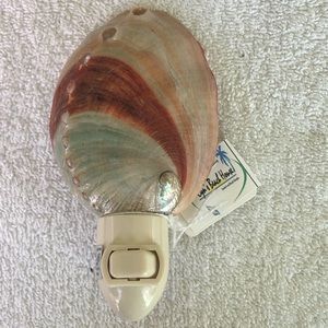 Red Abalone seashell NIGHT LIGHT